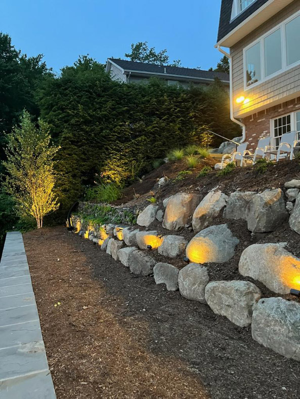 Landscape Lighting completed project